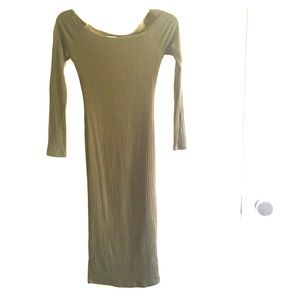 Sheath Dress Army Seaweed Green